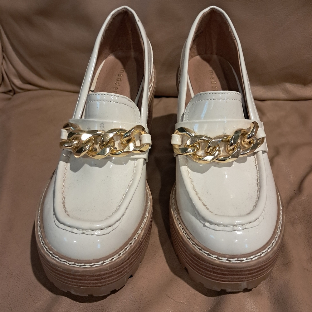 Madden Girl chunky heels size 7 like new